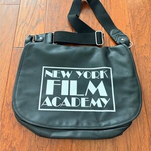 New York Film Academy Black Messenger Bag